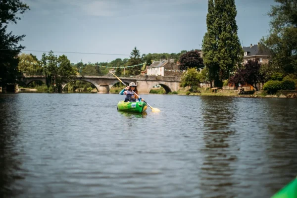 Canoe_sur_l_Orne Pont d'Ouilly