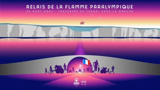 affiche relais flamme paralympique