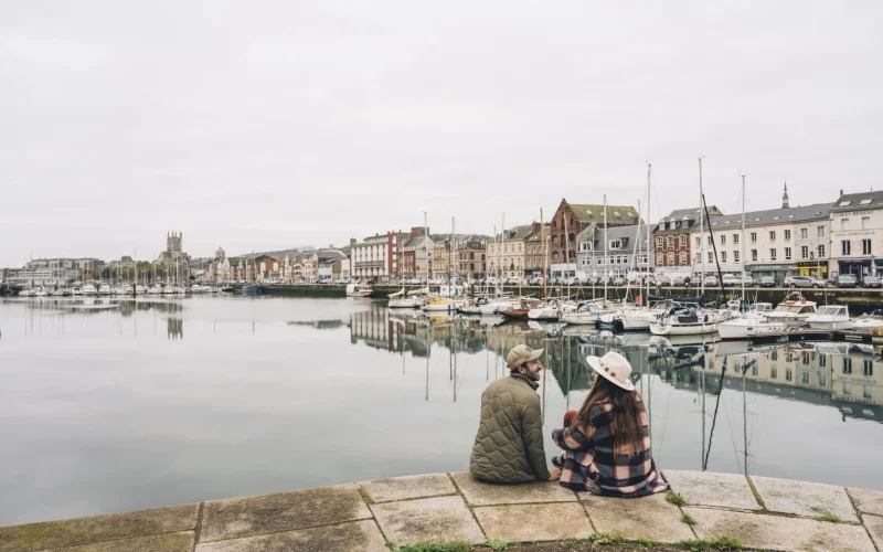 fécamp port de plaisance couple